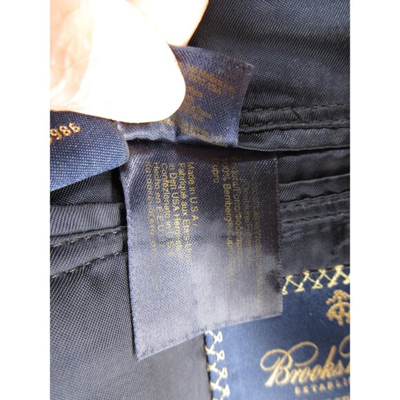 Brooks Brothers Suit 45 L Estrato Madison 1818 Wool Blazer Pants 38X31 - Picture 14 of 16